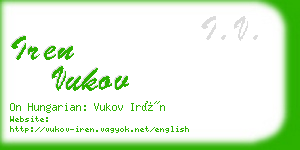 iren vukov business card